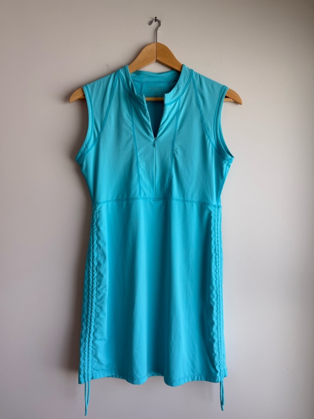 Athleta Sleeveless Athletic Dress Size M Blue Tennis Golf Activewear
